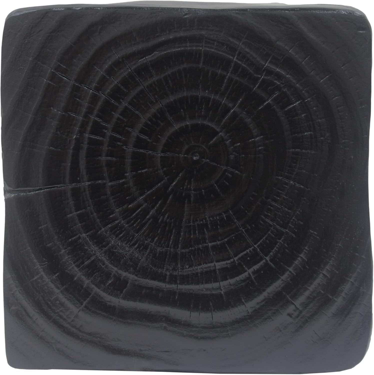 Merax Twist Shape MGO Accent Side Table Set, Unique Modern End Table with Wide Pedestal & Tabletop, Small Drink Tables for Living Room, Bedroom Night Stand Bedside Table, No Assembly Required, Black