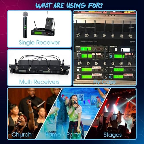 Miniatura 4 de RS - Antena inalámbrica Microhpne conector BNC de 14 onda compatible con sistema receptor SLX4, reemplazo universal de antena (paquete de 4)