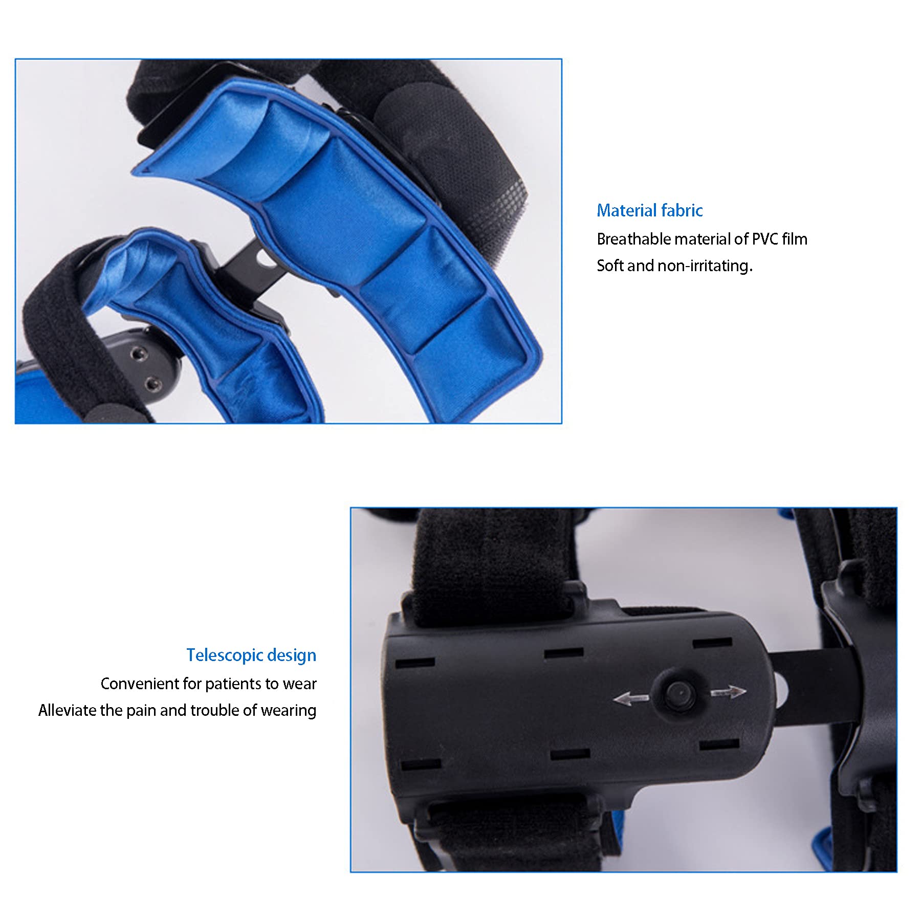 ROM - Codera con bisagras, férula de soporte de brazo, ortesis, recuperación de ligamentos y tendones, reparación y dislocación para lesiones de brazo dislocado, derecho