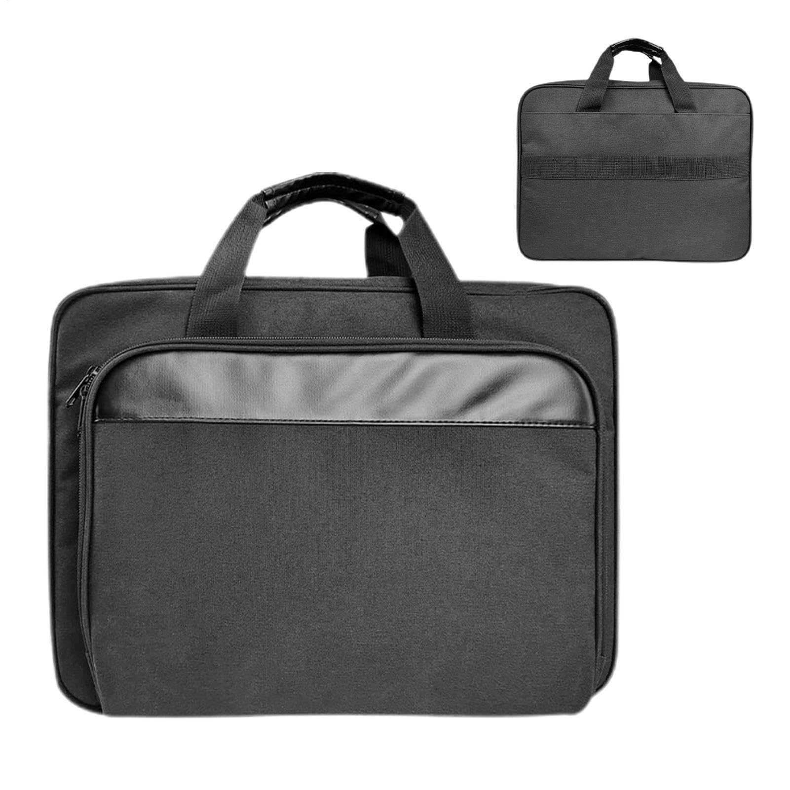 Borsa per computer portatile e stampante, con tracolla imbottita in | poliestere, grande capacità, organizer per stampante portatile, borsa da viaggio per ufficio e lavoro