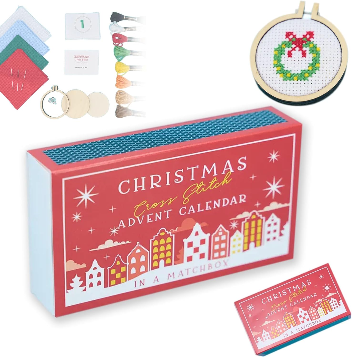 Christmas Cross Stitch Advent Calendar, Christmas Countdown