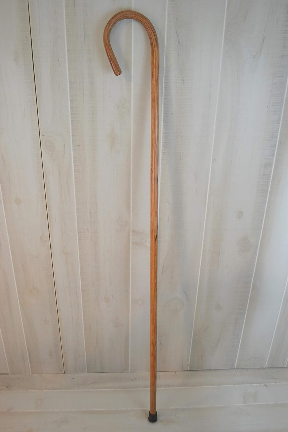 Oak Shepherd Staff, Walking Stick, Sheep Field Hiking Stick, Shepherd's Crook, 60" Tall