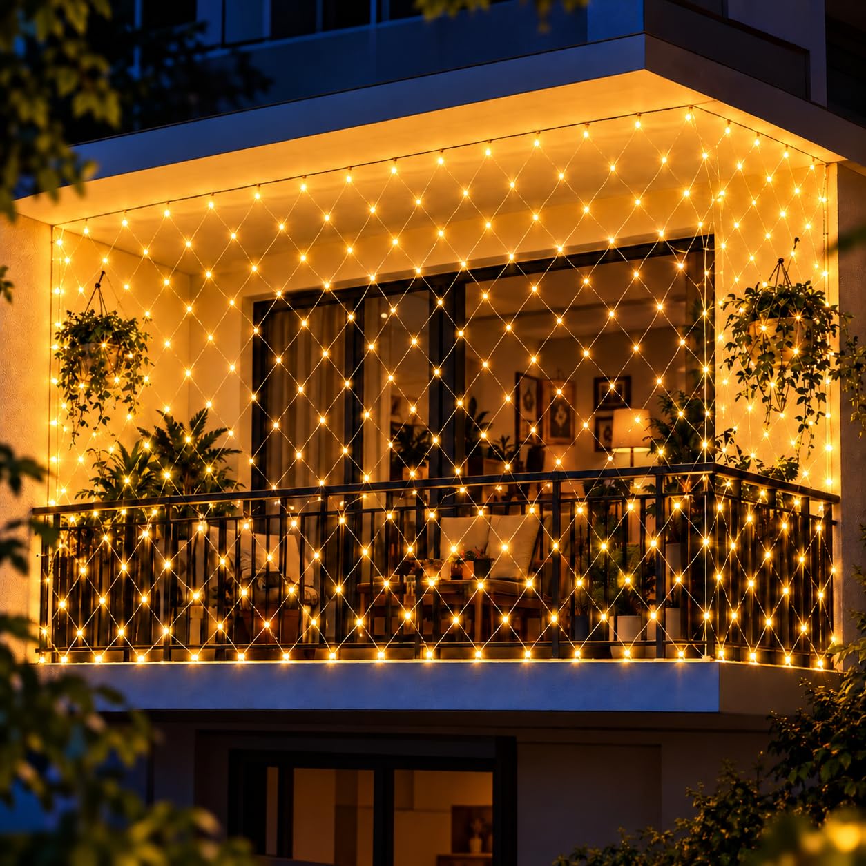 Warm White Fairy String Lights - 240 LEDs, 8 Modes -1