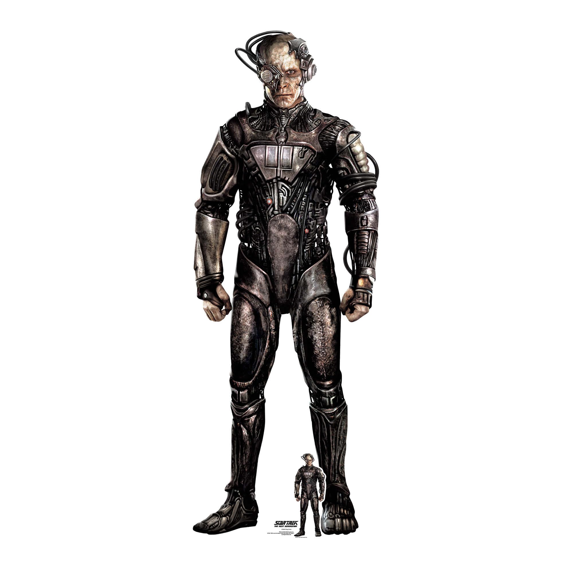 Star Cutouts – SC4821 – Star Trek Borg Drone Lifesize Cardboard Cutout 184cm – Official Star Trek Sci-Fi Villain Gift & Display