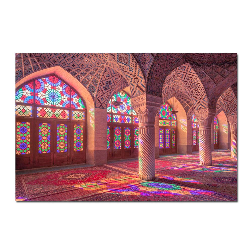Art mural Mosquee de la Mecque pour creer un salon serein