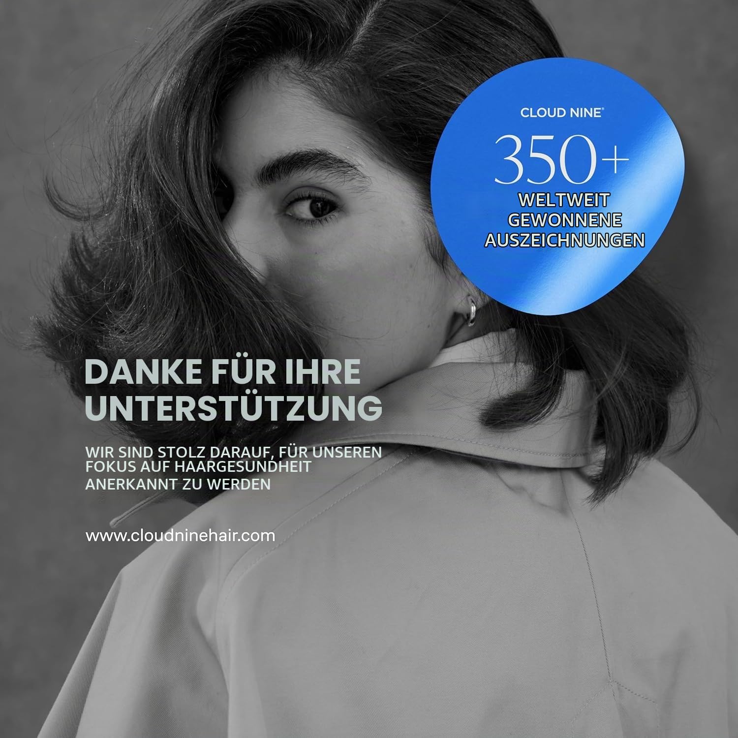 Cloud Nine Original Iron Glätteisen, Haarglätter mit Revive-Modus, Blau