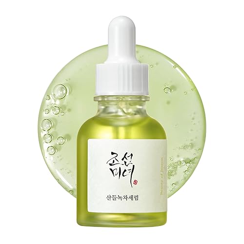 Beauty of Joseon Suero calmante  té verde + pantenol renovado (1.0fl oz, 1 onza líquida)