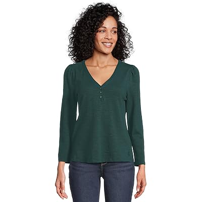 Tommy Bahama Ashby Isles Placket Puff Sleeve Top briny deep