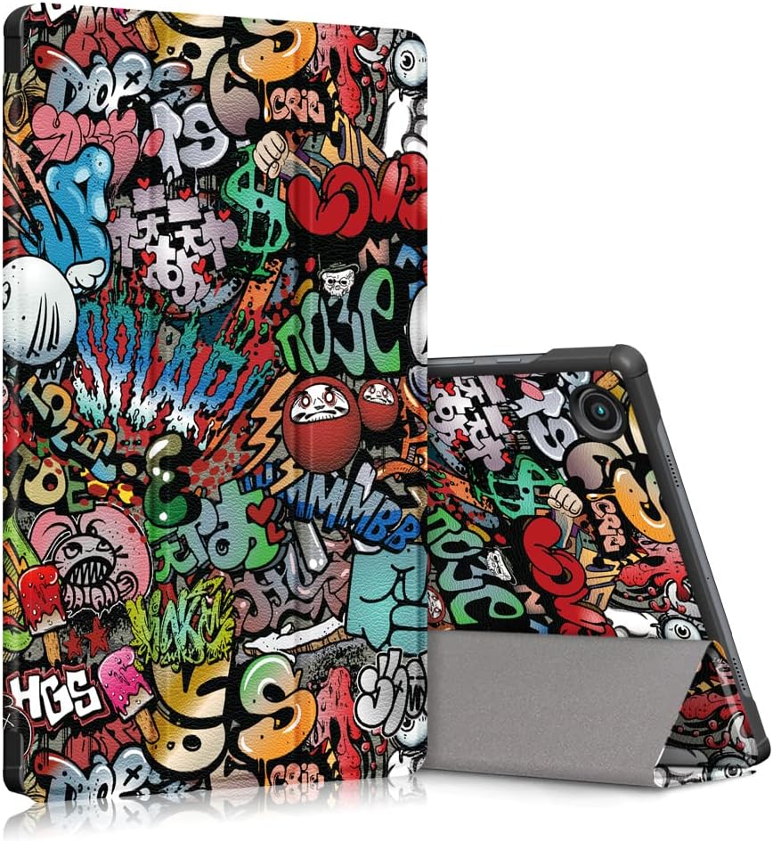 Case Compatible With Samsung Galaxy Tab A8 10.5 Inch 2021 SM-X200/SM-X205 Tablet Cover for Galaxy Tab A8 Case,Graffiti