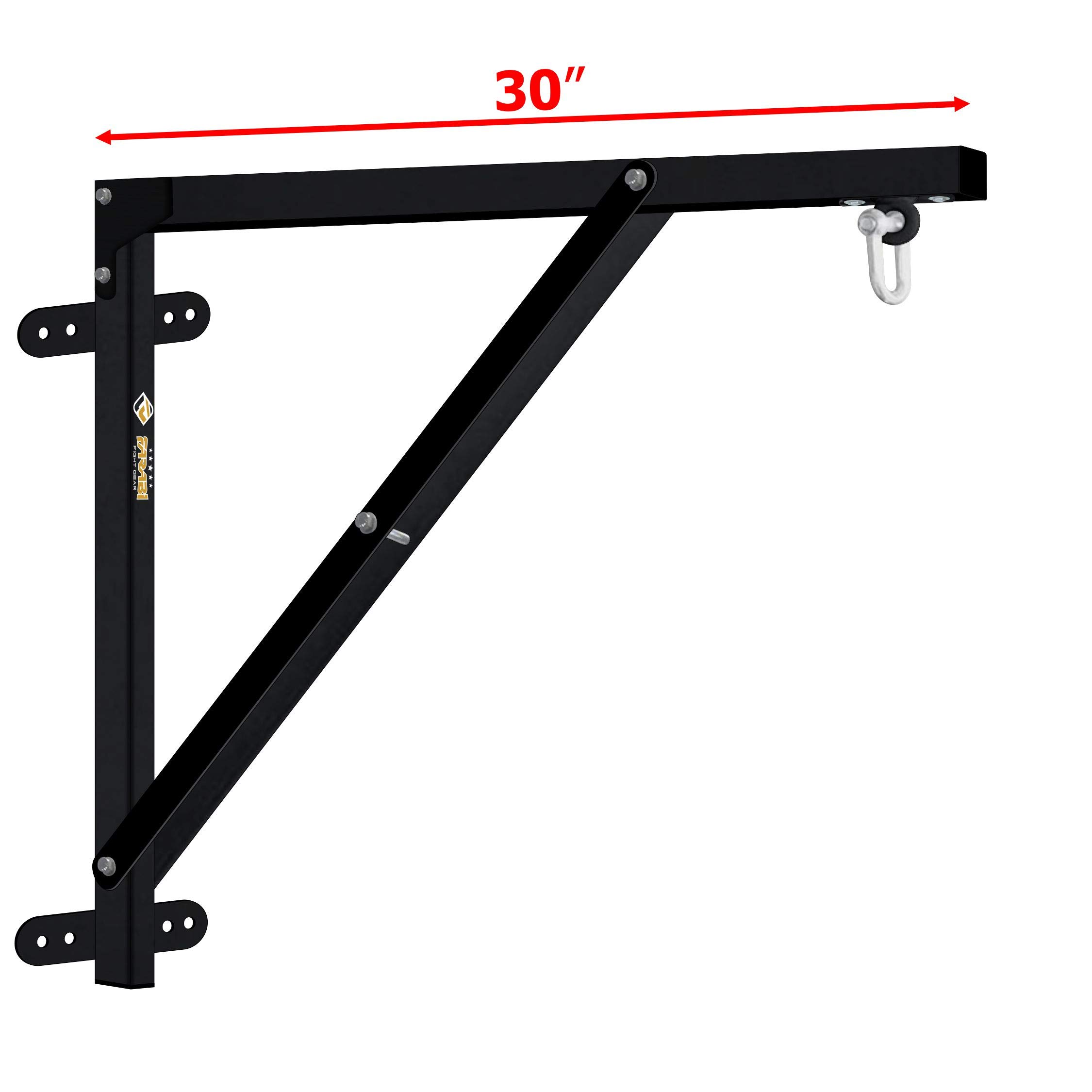 Farabi Punching Bag Wall Mount Bag Hanger Bracket Support (2.5Ft)