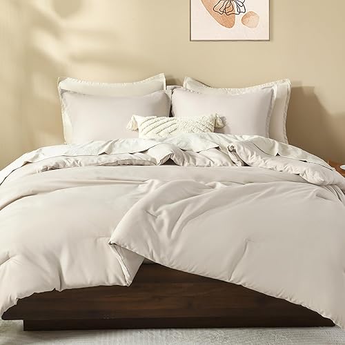 Miniatura 244 de Litanika - Juego de edredón de tamaño queen extragrande, 3 piezas, color verde salvia, ligero, unicolor, para todas las estaciones, esponjoso Verde