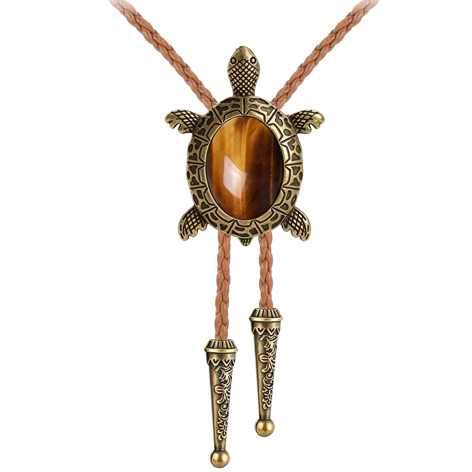 GelConnie Bolo Tie for Men Women Vintage Western Cowboy Necktie Adjustable