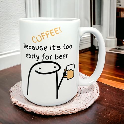 Miniatura 3 de Divertida taza de café de 15 onzas, café, taza de té, cerveza, impresa en ambos lados, día de San Valentín, cumpleaños, trabajo de oficina, jefe,