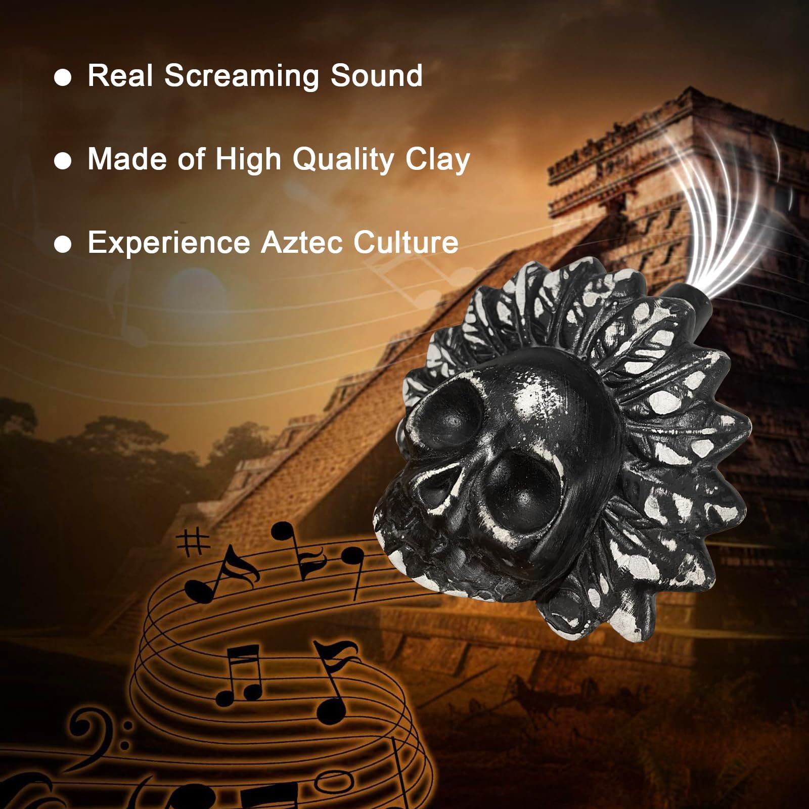 WoskjXas Aztec Death Whistle - Image 2