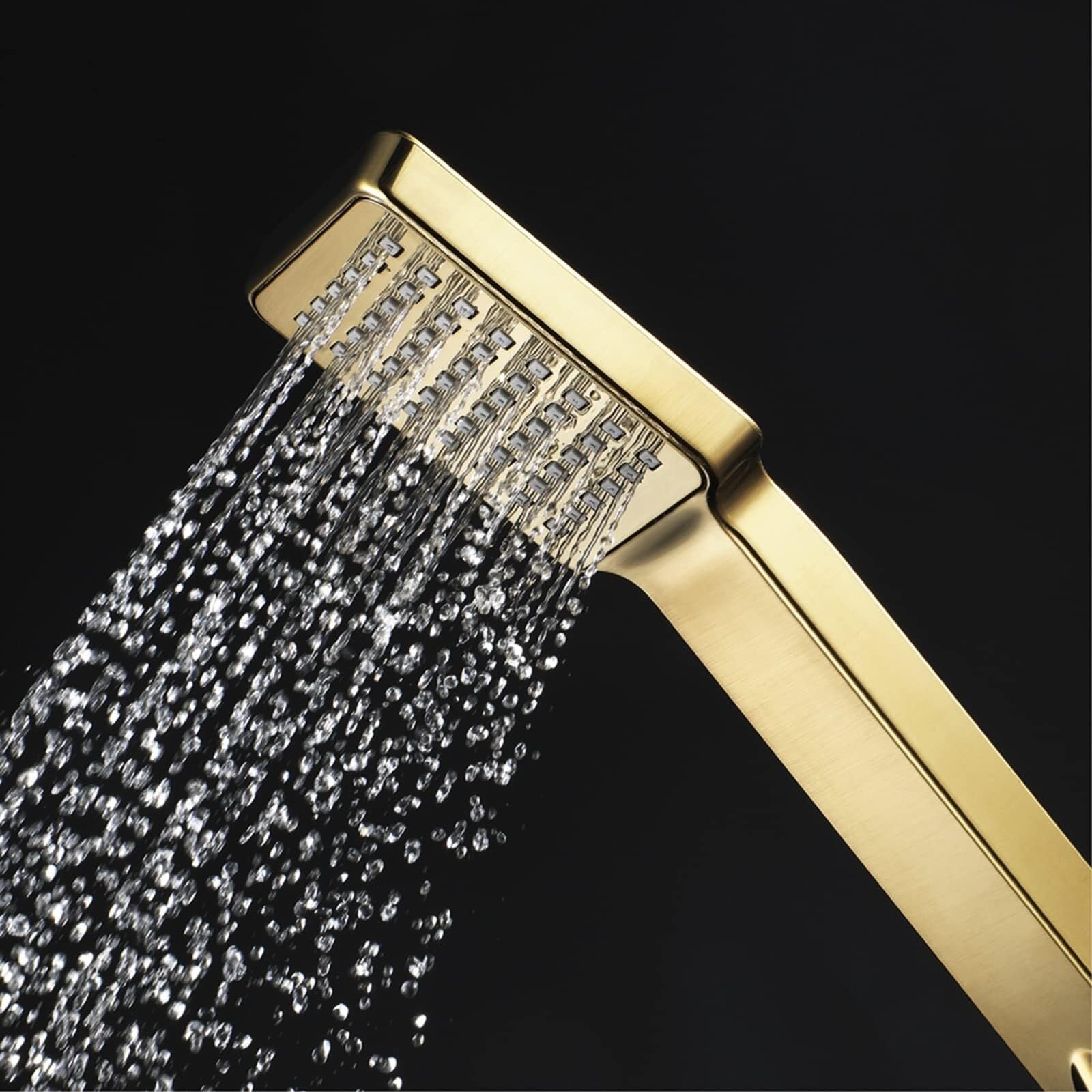 Ręczny bidet natryskowy do toalety, mosiężny spryskiwacz do pieluch dla niemowląt, kran z ciepłą i zimną wodą z wężem, mycie kobiece, czyszczenie zwierząt,Brushed Gold