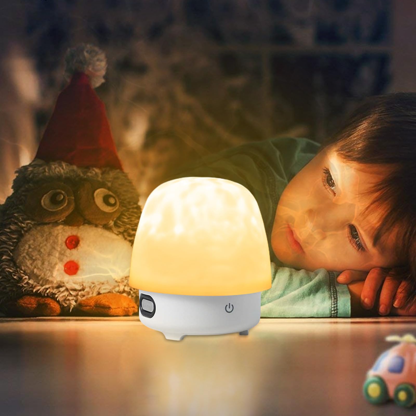 Luz Nocturna Lunar Para Niños Luz Nocturna Iluminación Ambiental Control | Lámpara Lunar de con Altavoz Musical Decoración Hogar Dormitorio Escritorio Mesita