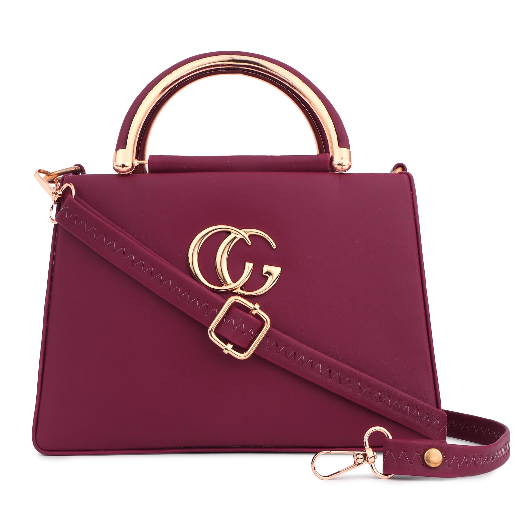 Carrylux Sling Bag for Women, Boxy Style, Crossbody Purse, (Maroon) (B0DBLZZQLY) Amazon Price History, Amazon Price Tracker