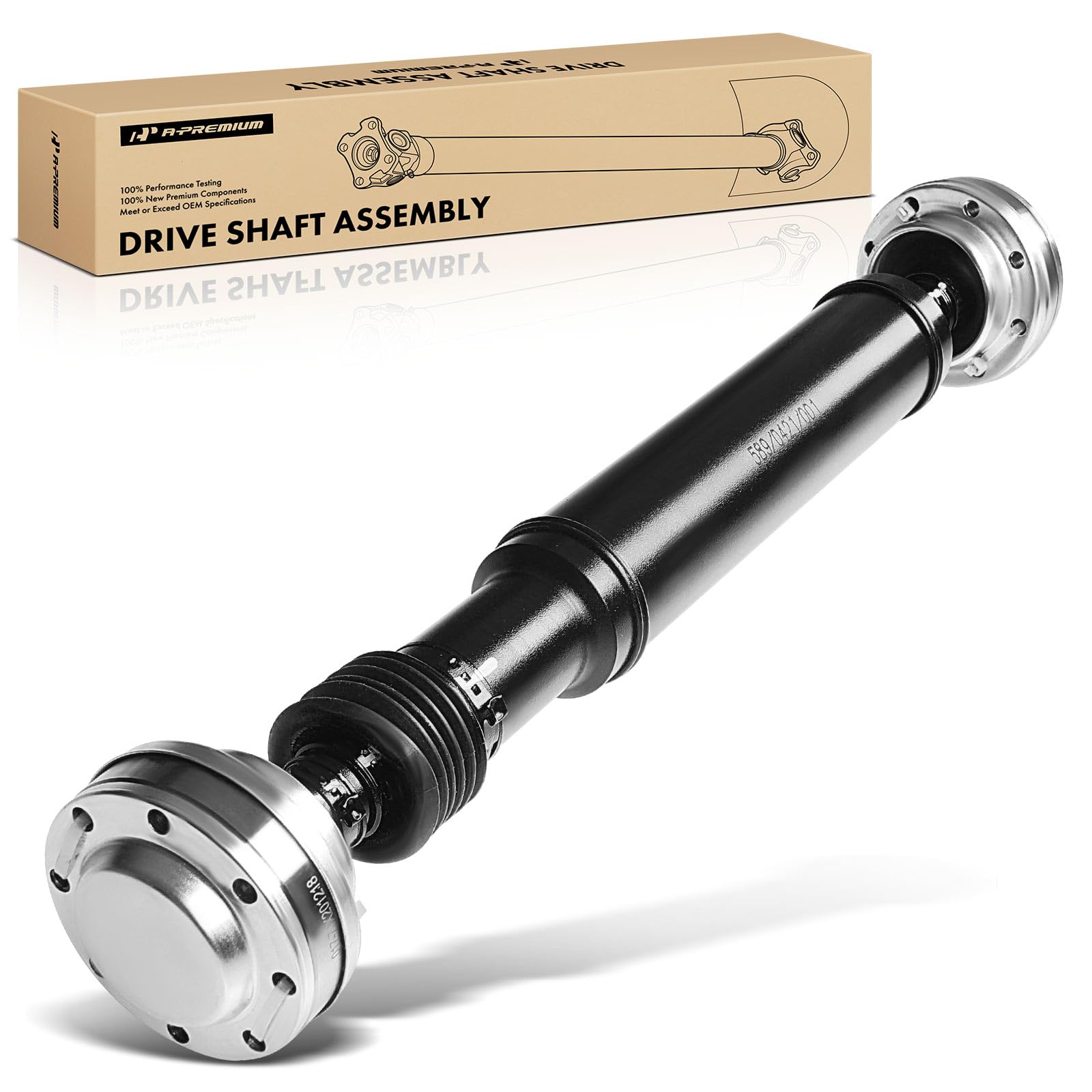 A-Premium Rear Complete Drive Shaft Prop Shaft Driveshaft Assembly Compatible with Jeep Wrangler 2012-2018, Wrangler JK 2018, 3.6L, Manual Transmission, Replace# 52853336AC, 68022105AC