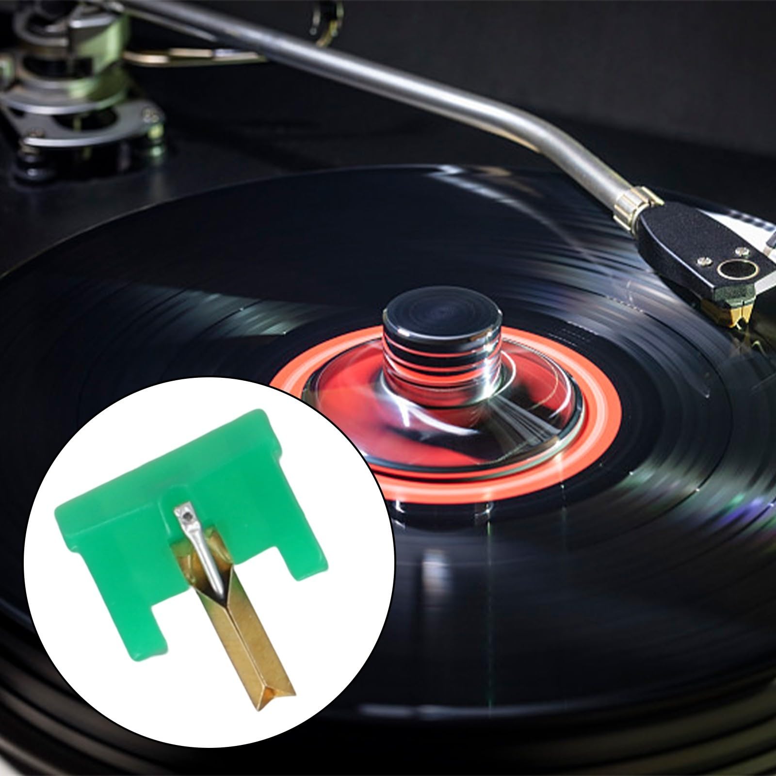 Puntina di ricambio per Technics EPS270D EPS270C II EPS290C EPS405C EPS440C, punta ellittica per giradischi con cantilever in alluminio per giradischi in vinile