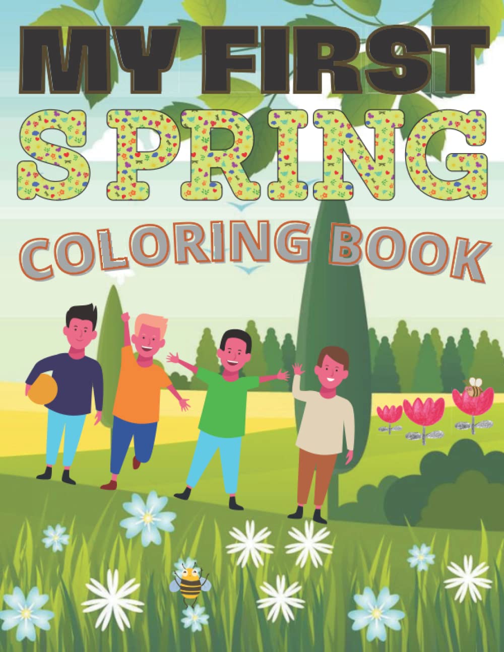 My First Spring Coloring Book: First Coloring Book For spring for Toddlers