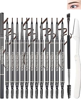 12 lápices de cejas para mujer, color marrón ...