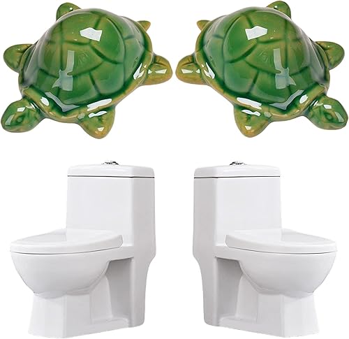 Miniatura 14 de Tapones de pernos de hongo para suelo de inodoro, cubiertas de cerámica para pernos de inodoro con hongos, bonita decoración de baño, accesorios