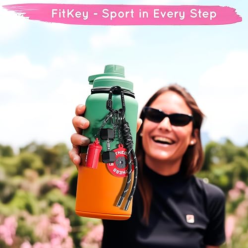 Miniatura 4 de Llavero de Mancuerna y Pesas, Adornos para Bolso o Cartera, Regalo para Mujeres y Hombres Fitness, Lindos Accesorios Mini para Llaves de Coche