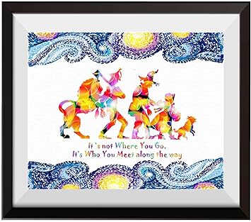 Uhomate The Wizard Of Oz Ornaments Home Canvas Prints Wall Art Inspirational Quotes Wall Decor Living Room Bedroom Bathroom Artwork C083 24X30