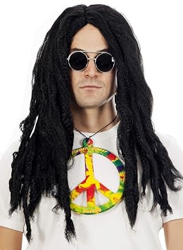 ALLAURA Dreadlocks Wig - Rasta Marley Wig for Men & Women - Hippie Costume