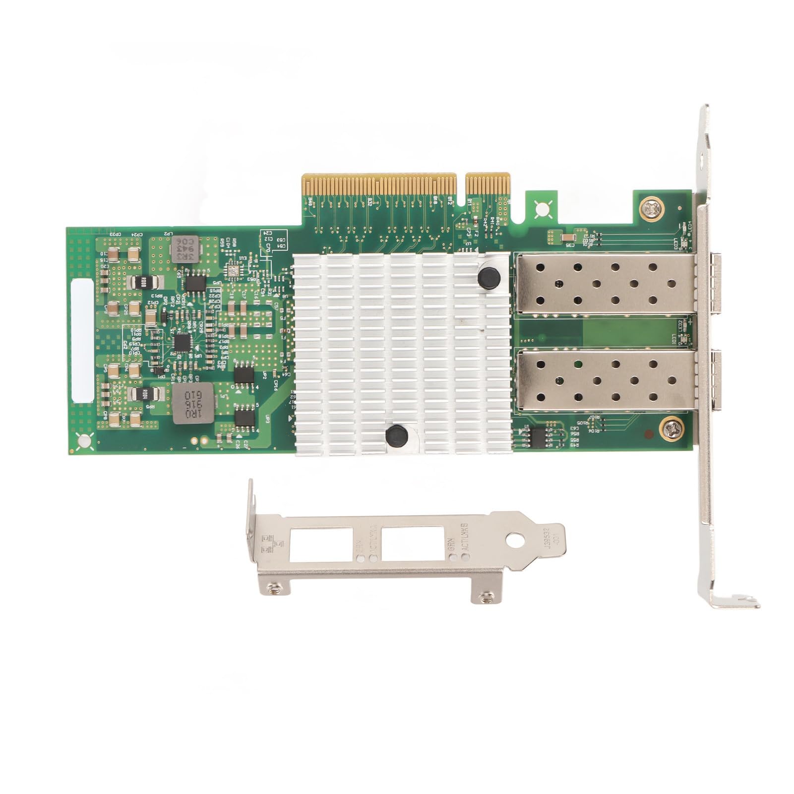 SIXRUN Karta Sieciowa 10Gb Ethernet, Dual SFP+ Porty 82599ES