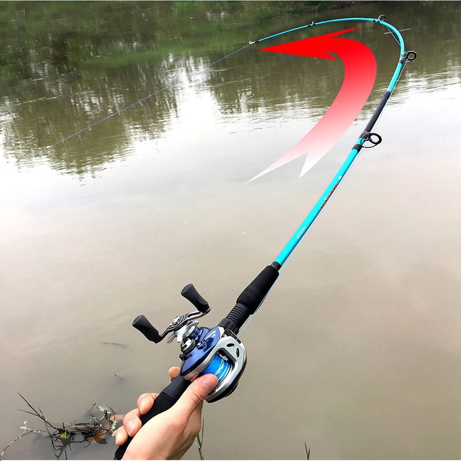 JINGYAN Wędki Casting Spinning Lure Rod Weight Line Ultralight Fishing