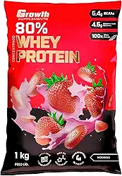 Whey Protein 1k - Growth Suplements (Morango)