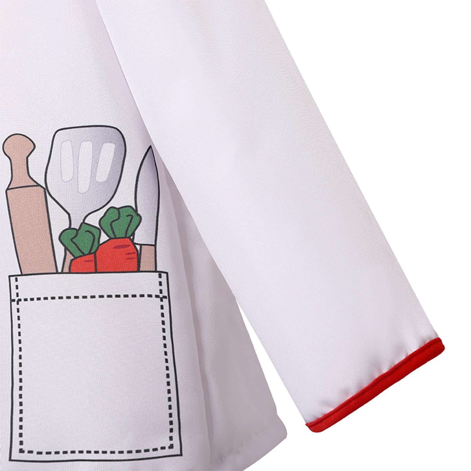 2025 Costume da cosplay per bambini Halloween a tema "Ritorno alla scuola" - Set di abiti da cucina per giovani ambizioni nelle esibizioni culinarie con cilindro e foulard triangolare Mikan Cosplay