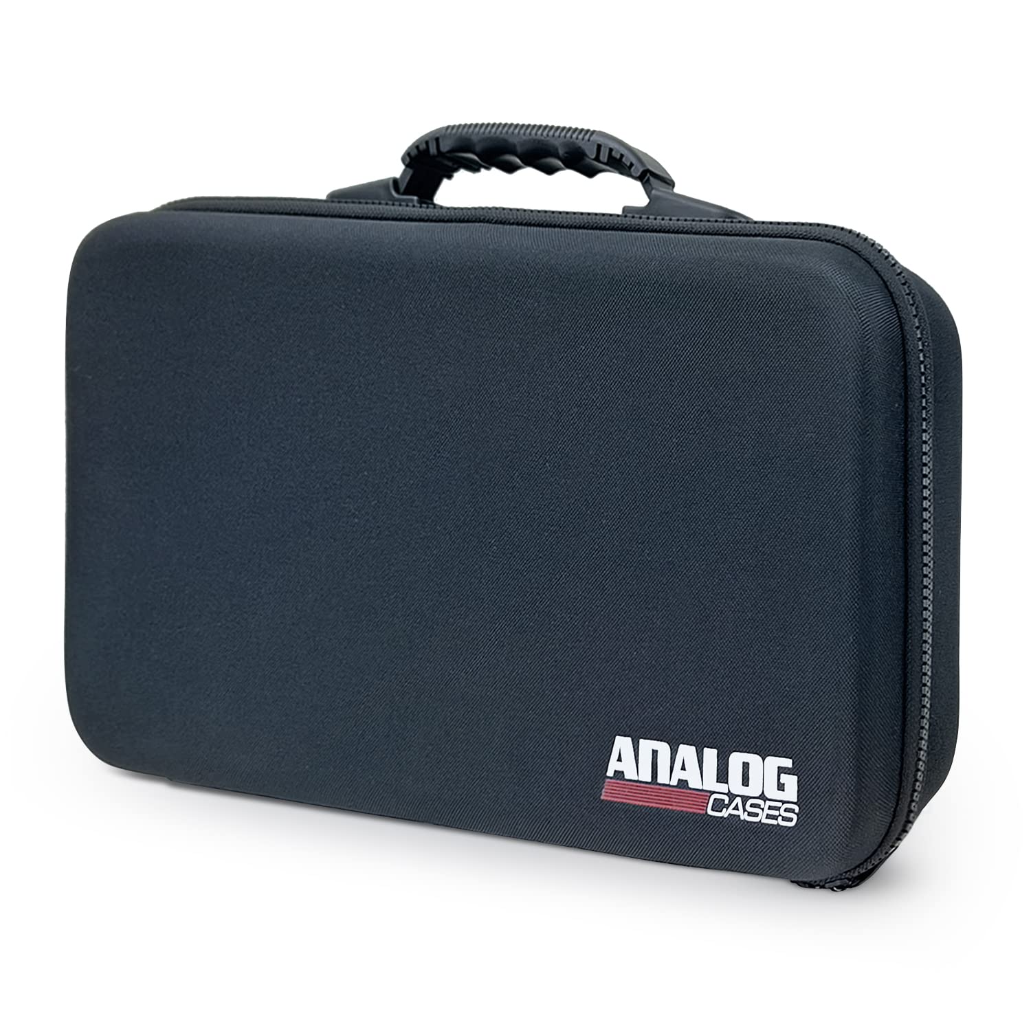 Analog Cases Pulse Case für Korg Drumlogue (Robuste, hochwertige Eva-Transporttasche, mit superweichem Samt-Innenfutter, für erstklassigen Schutz und stilvolles Design, Gewicht: 0,6 Kg), Schwarz