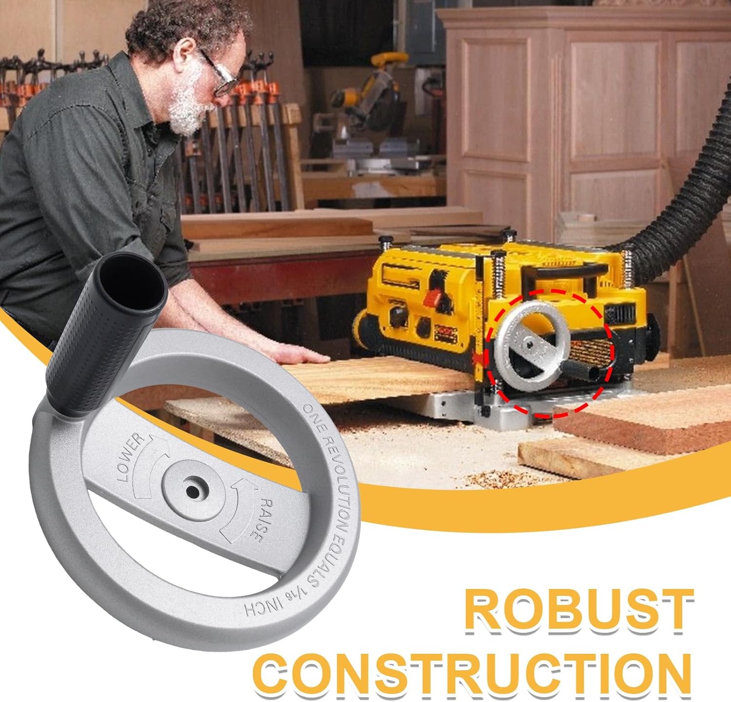 5140011-10 Planer Handle, Flat Handle, Replacement for DW735 DW735X