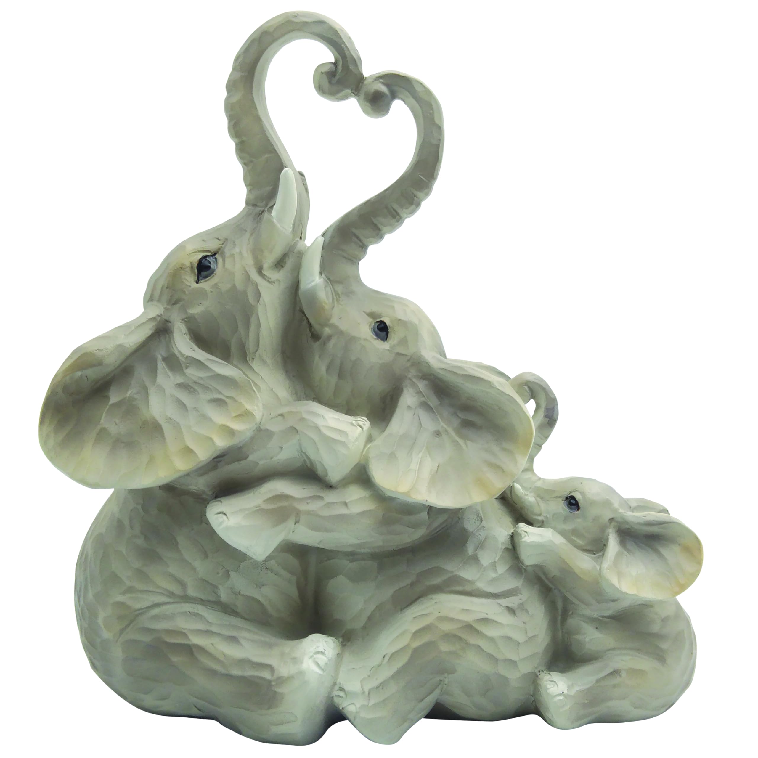 The Leonardo Collection Women's Affection Ellie & Family Elephant Figurine Figurines Statues For Home Decor | Ideal Ornaments Friendship Gifts For & Men | Lovely Centerpiece & Living Room Accessories