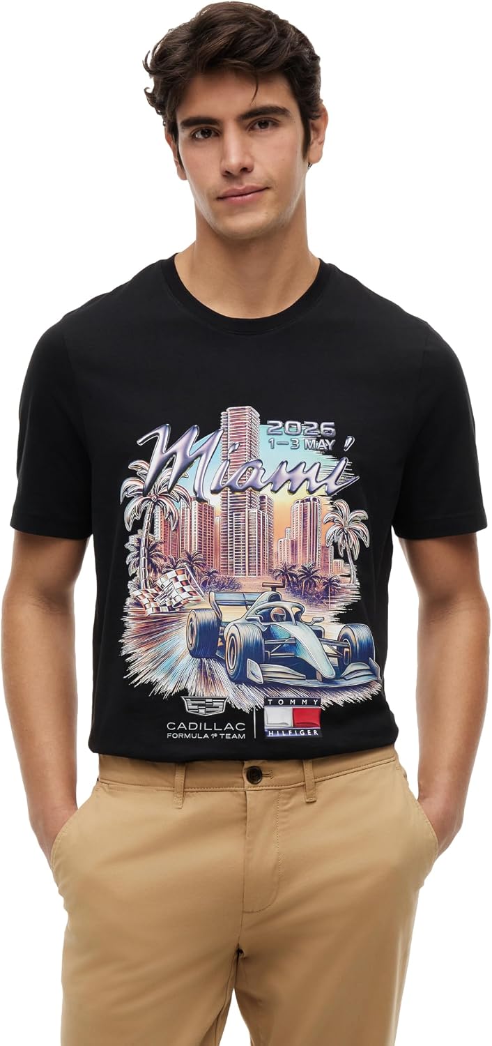 Tommy Hilfiger Formula 1 Mens Tommy X Cadillac F1® Team Miami T-Shirt