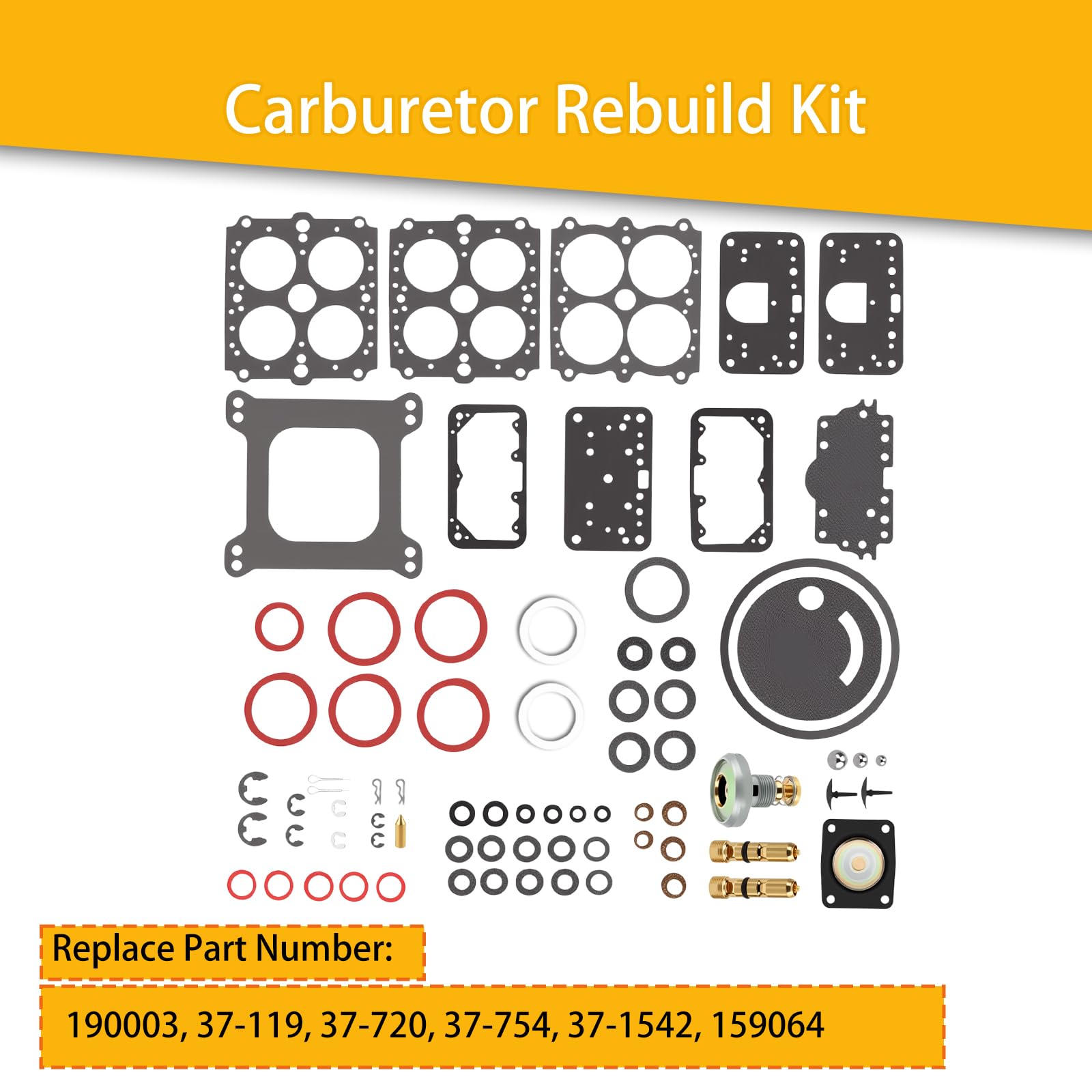 Amazon.com: Carburetor Rebuild Kit for Holley 1850 8007 9776 80457