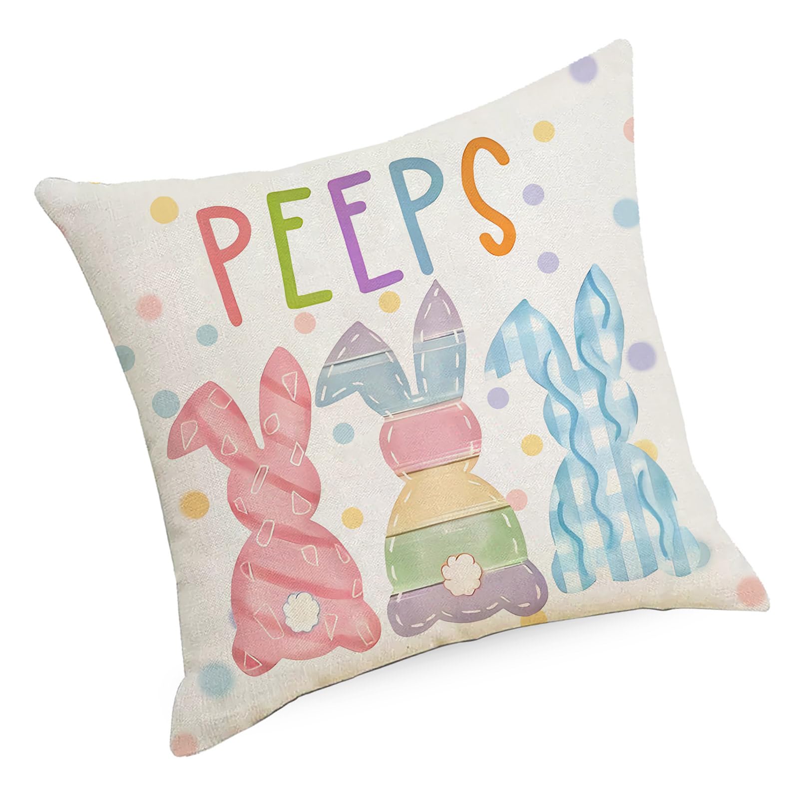 Msioytog Pillowcase Easter Decorative Pillow Case Suitable for Family Gatherings and Holiday Enthusiasts Easter Cushion Protector