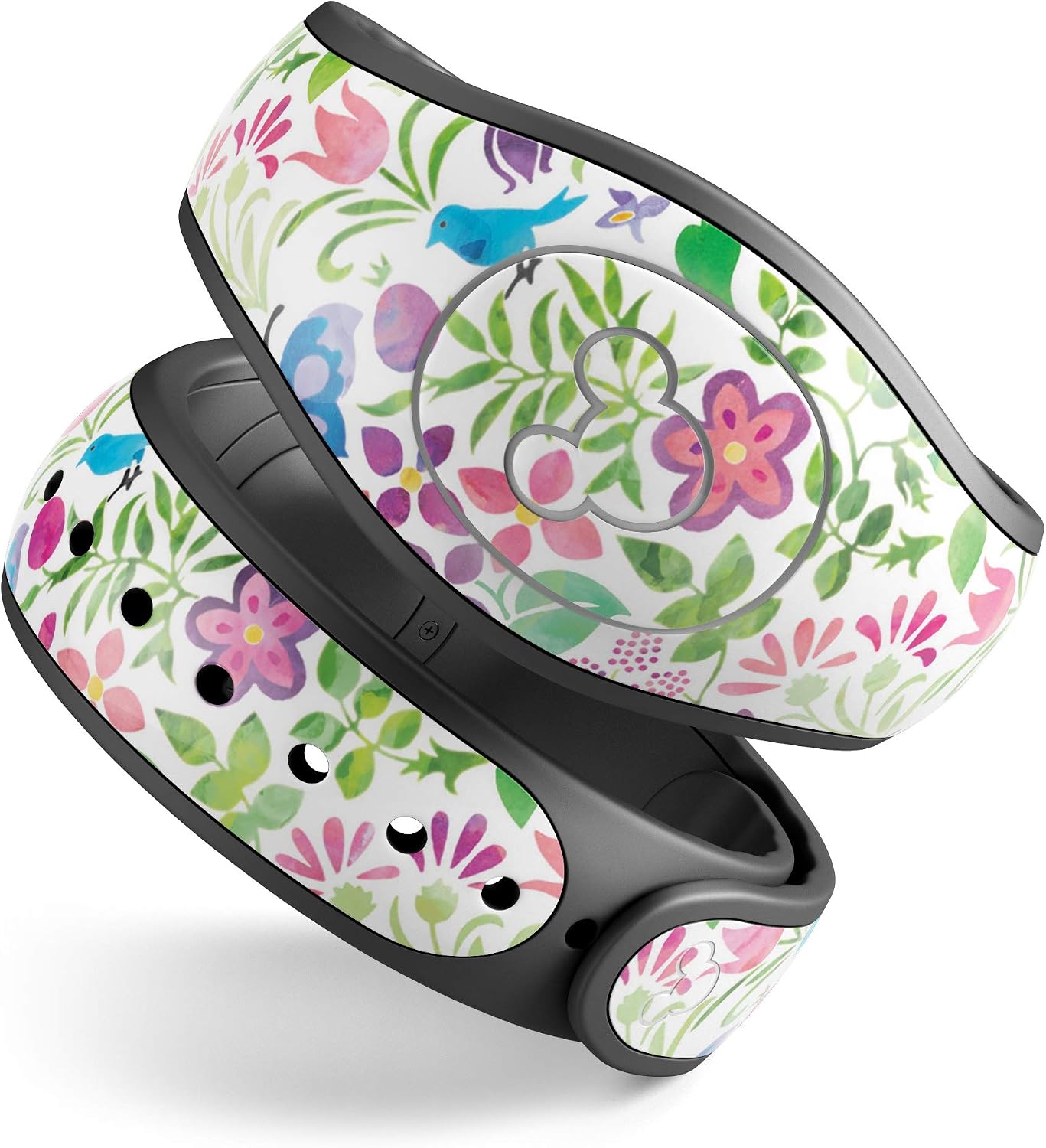 Design Skinz Animal Space Marble Agate Glitter Sticker Decal Scratch Resistant Skin Cover Compatible with Disney MagicBand+ (MagicBand Not Included)