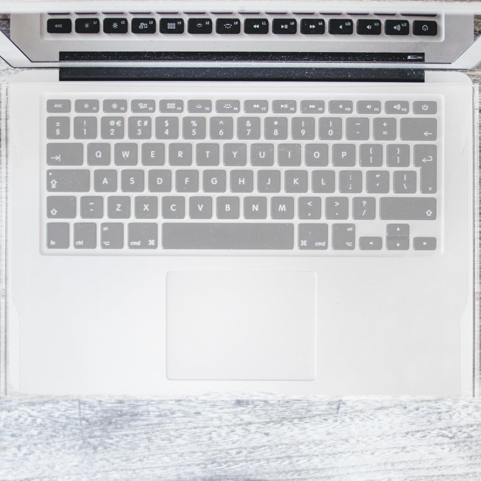 Kisangel Protection Clavier 17,3 Pouces en Acrylique Transparent Ordinateur Portable Support de Protection Léger et Confortable pour Clavier pour Bureau