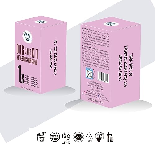 Miniatura 9 de Pets Gone Wild Kit de cuidado de perros  5 bálsamos curativos de tamaño de prueba para patas, nariz y piel, paquete de inicio para uso por primera