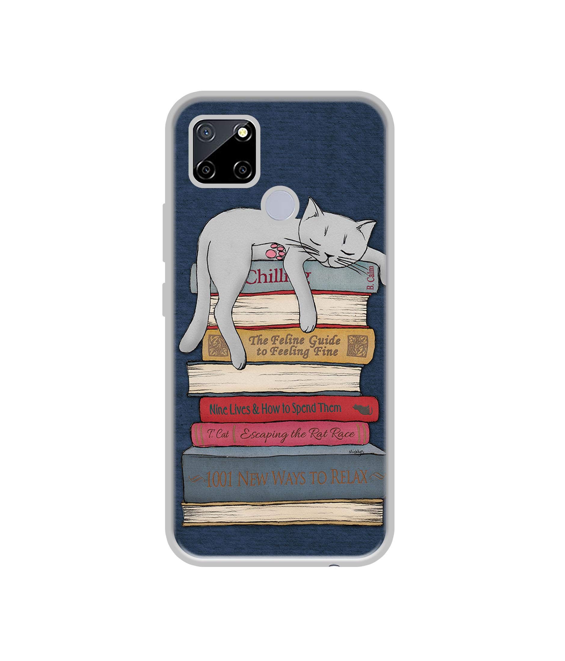 Casotec Cat Sleeping On The Books Design Printed Silicon Soft TPU Back Case Cover for Realme C12 / C25 / Narzo 20 / Narzo 30A - Multicolor (B08H87X7Z6) Amazon Price History, Amazon Price Tracker