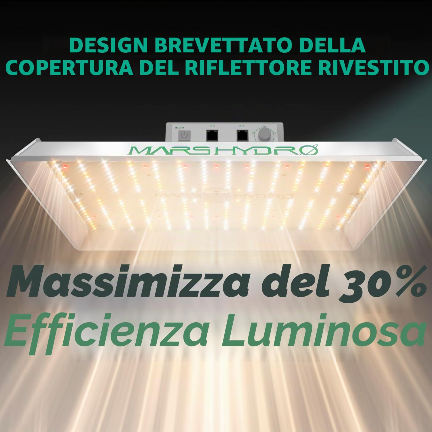 MARS HYDRO TS1000 Lampada da Coltivazione UV IR spettro completo Lampada per Piante Indoor,Dimmerabile,Spettro Completo