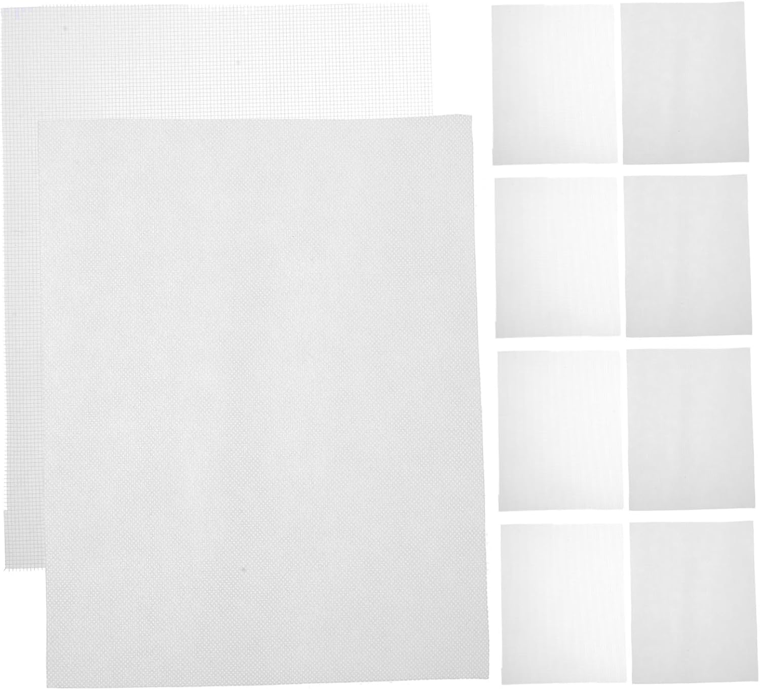 Anneome 10Sets Paper Making Screen Mesh Cloth for DIY Crafting Replaceable Mould and Deckle Grid Frame for Dried Flowers Leaves and Handmade Paper Projects