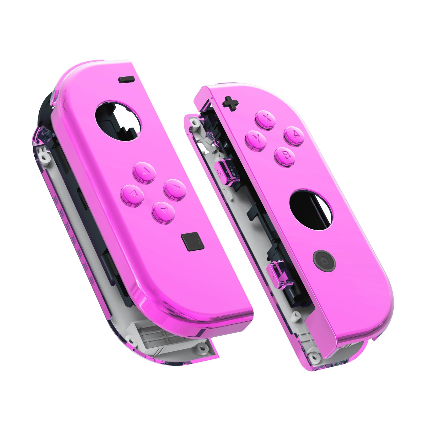 Amazon.co.jp: eXtremeRateメタリッククロームのジョイコン