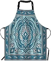 Vista 1 de EKOBLA Delantales bohemios con diseño floral de cachemira india, Multi-a150