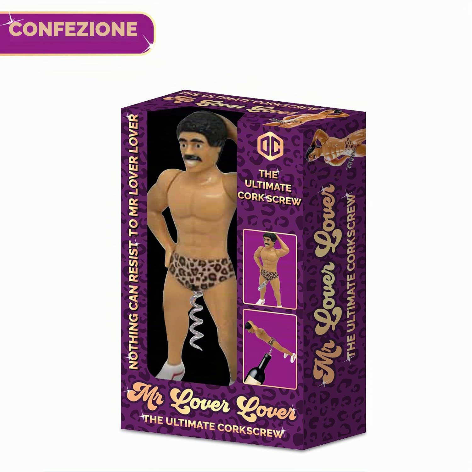 Cavatappi Mr Lover Lover® | Figura di cavatappi di qualità premium | Miglior cavatappi | Steeve | Insolito | Divertimento per aperitivi | 100% divertimento | Umorismo | Idea regalo | SparkL®