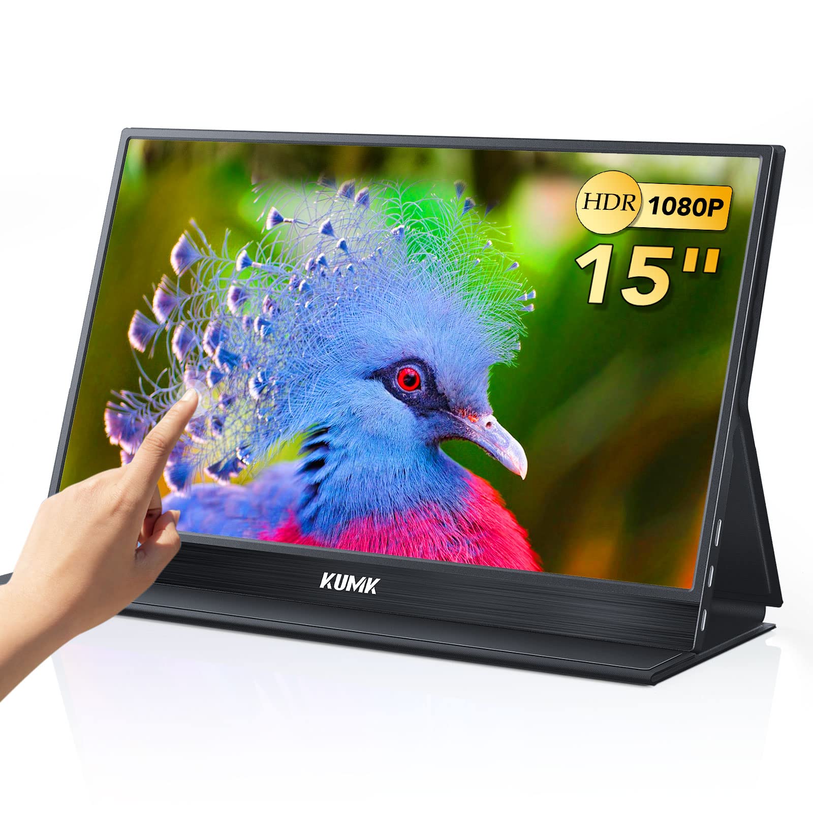 KUMK 15インチ モバイルディスプレイ タッチ可 Amazon.co.jp: モバイルモニター KUMK 15.1 4K ゲーミング