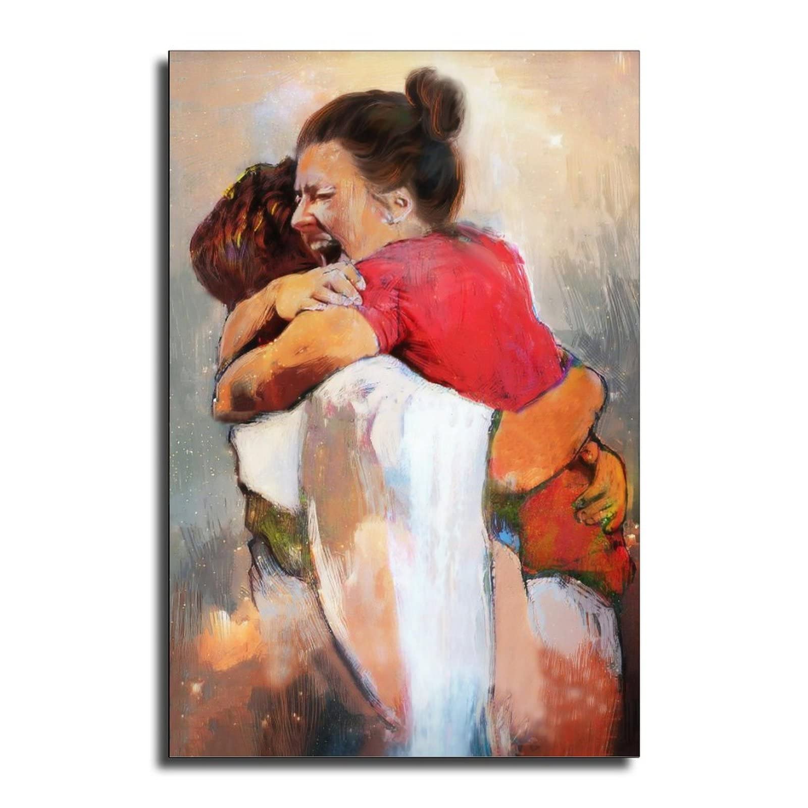 HHGaoArt First Day In Heaven Jesus Christ Canvas Prints Picture Modular Paintings For Living Room Poster On The Wall Home Decor Unframe (First Day In Heaven Jesus Christ-2,12x18inch)